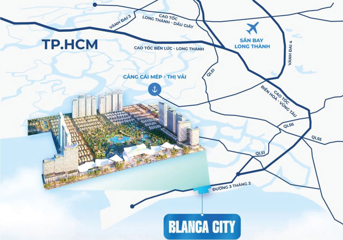 Vị trí Blanca City